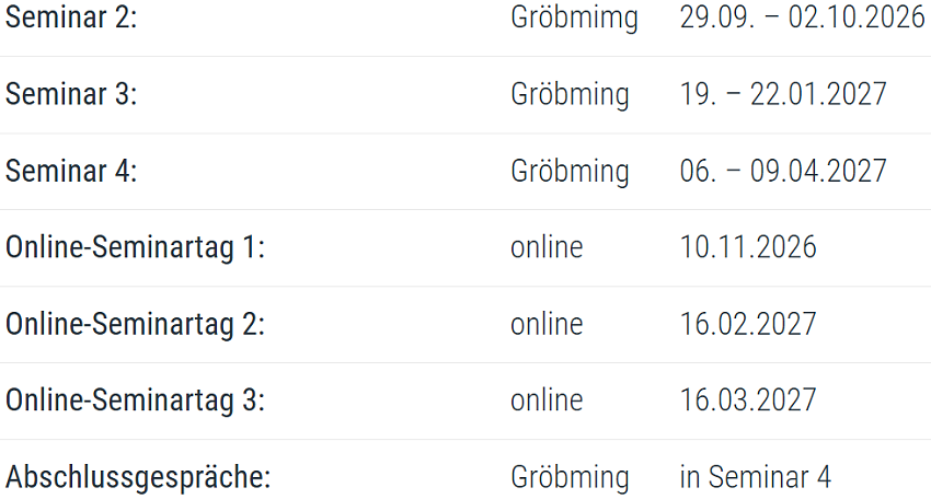Tabelle Gröbming 26-27
